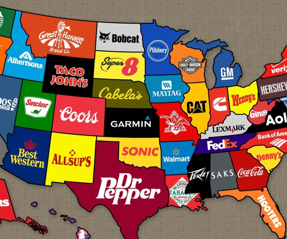 Us Brands Map screenshot #1 960x800