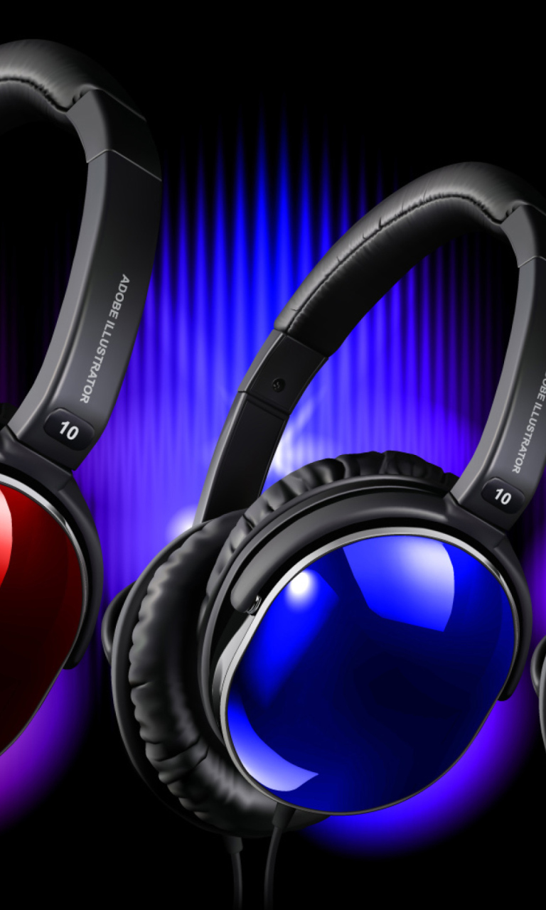 Screenshot №1 pro téma Colorful Headphones 768x1280