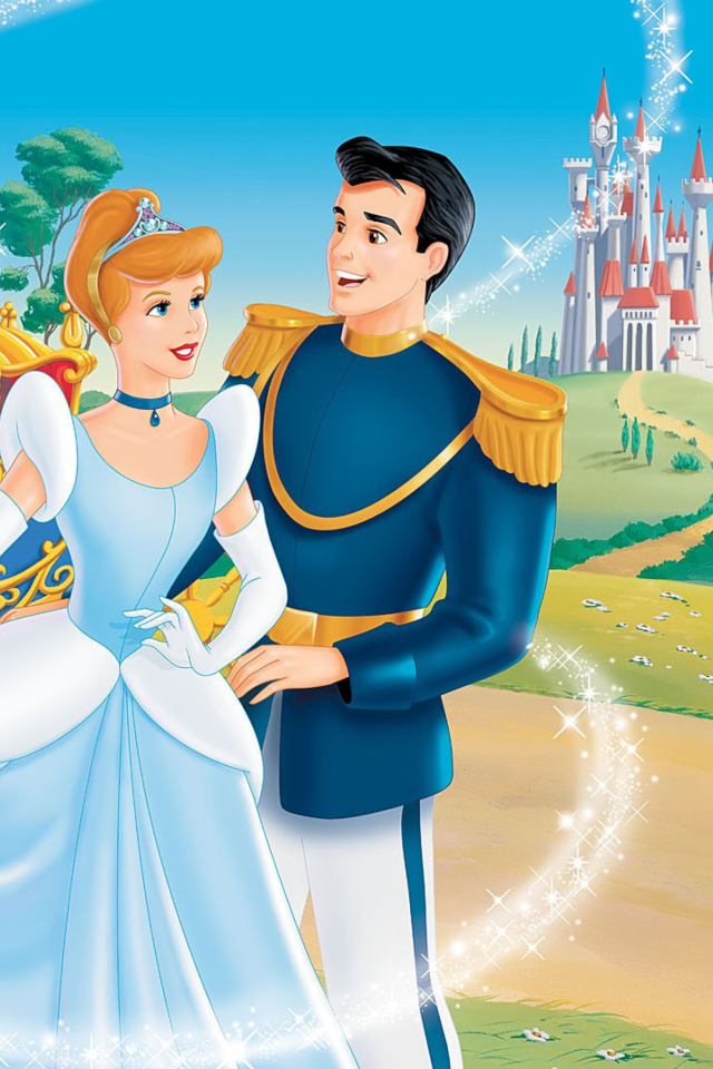 Fondo de pantalla Cinderella 640x960