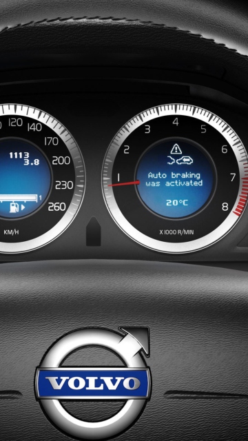 Das Volvo Speedometer Wallpaper 360x640