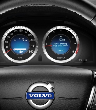 Volvo Speedometer - Obrázkek zdarma pro 128x160
