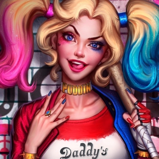 Harley Quinn Form papel de parede para celular para 2048x2048