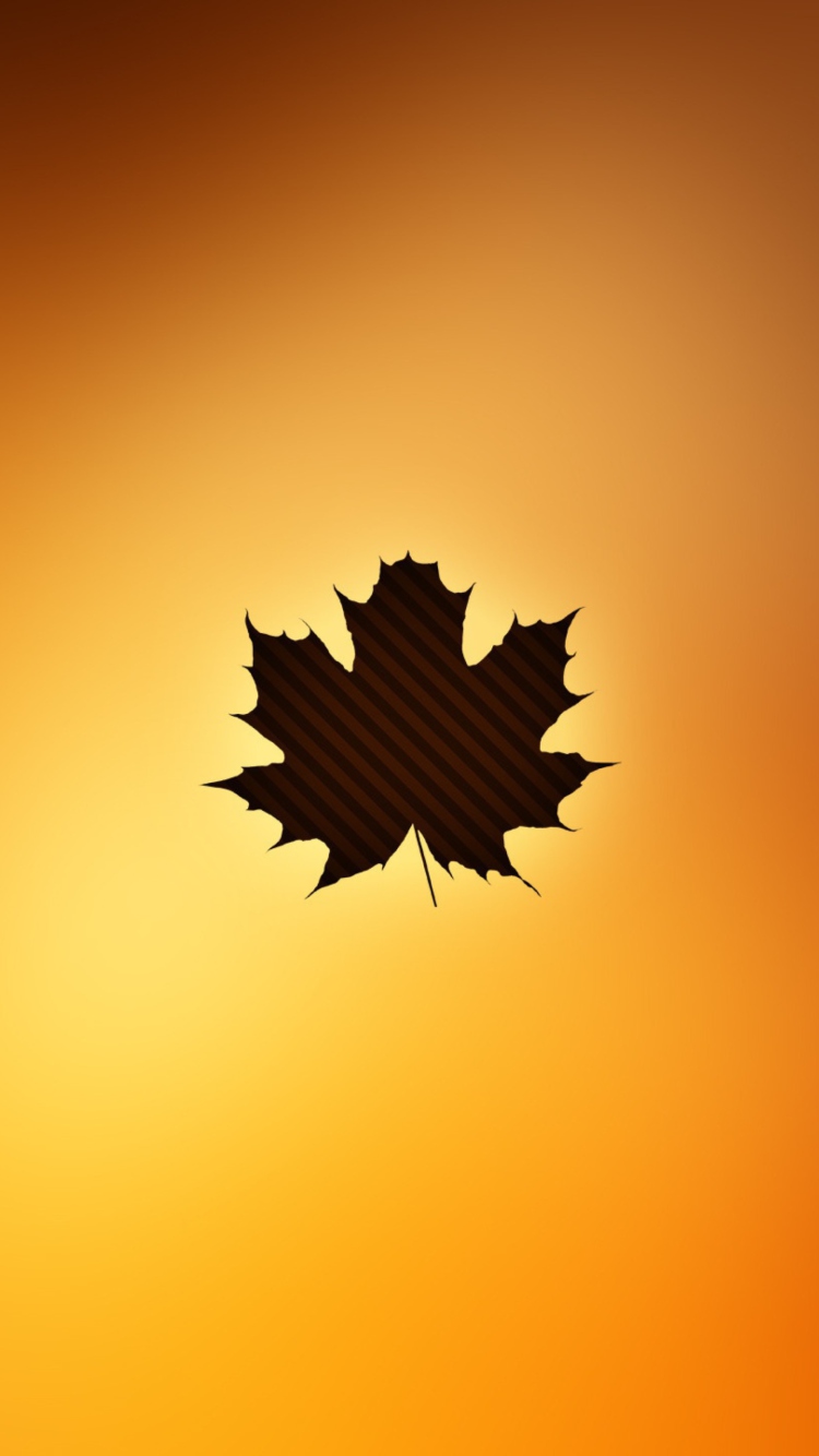 Oak Leaf wallpaper 750x1334