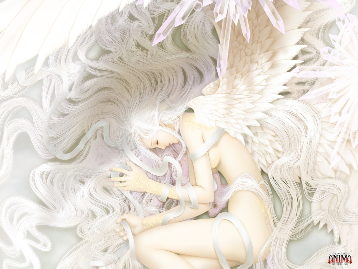 Screenshot №1 pro téma Fantasy Angel 1152x864