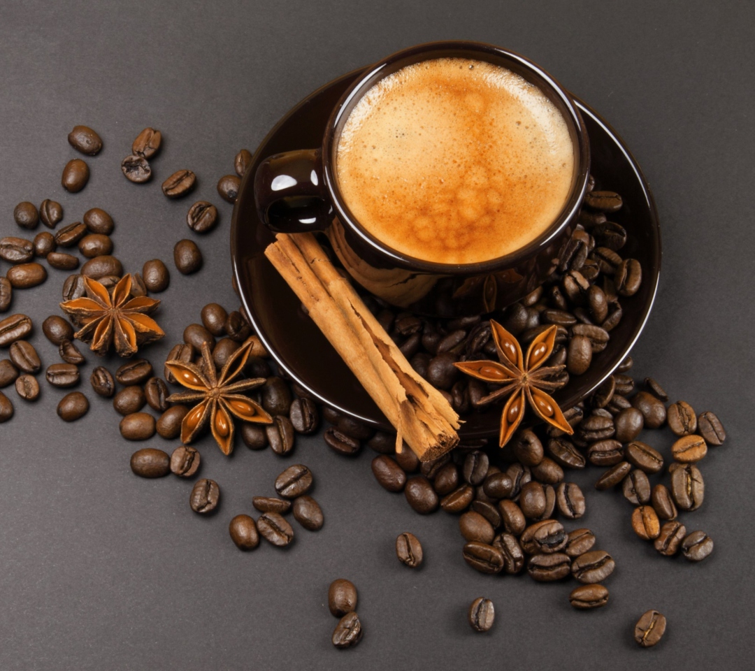 Das Cinnamon And Star Anise Coffee Wallpaper 1080x960