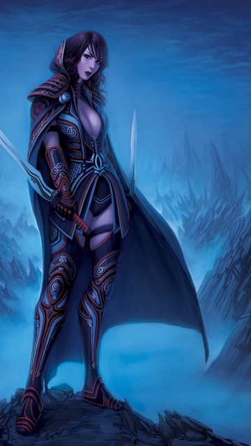 Screenshot №1 pro téma Fantasy Warrior Girl 360x640