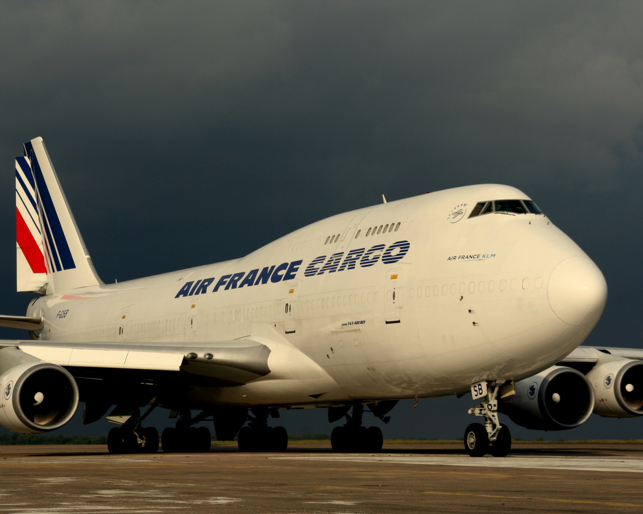 Screenshot №1 pro téma Boeing 747 400 Air France 1280x1024