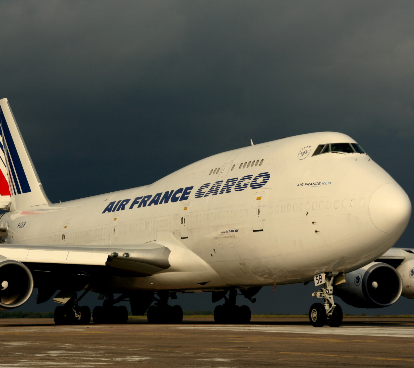 Screenshot №1 pro téma Boeing 747 400 Air France 1440x1280