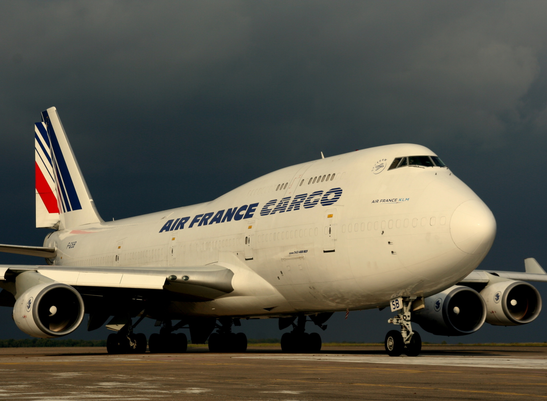 Screenshot №1 pro téma Boeing 747 400 Air France 1920x1408