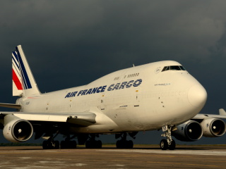 Screenshot №1 pro téma Boeing 747 400 Air France 320x240