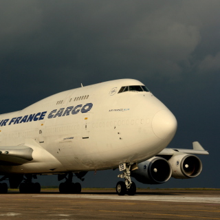 Boeing 747 400 Air France - Obrázkek zdarma pro iPad mini 2
