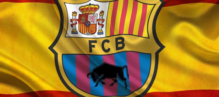 Обои FC Barcelona 720x320