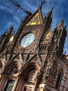 Fondo de pantalla Cathedral Siena Italy 240x320