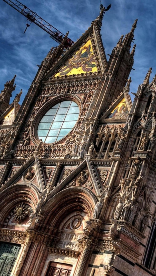 Screenshot №1 pro téma Cathedral Siena Italy 640x1136