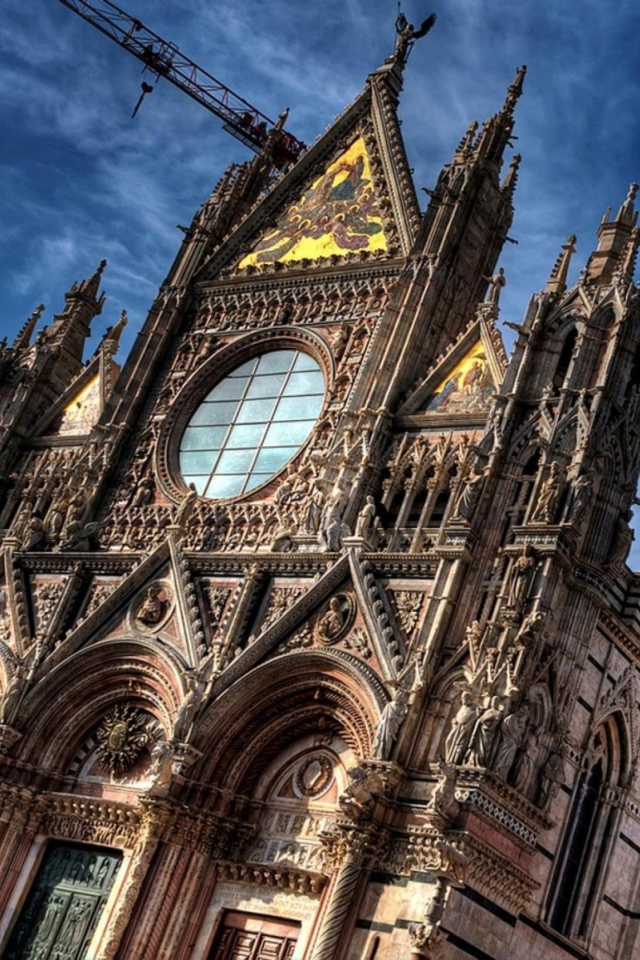 Screenshot №1 pro téma Cathedral Siena Italy 640x960