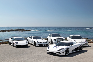 White Lamborghini sfondi gratuiti per cellulari Android, iPhone, iPad e desktop
