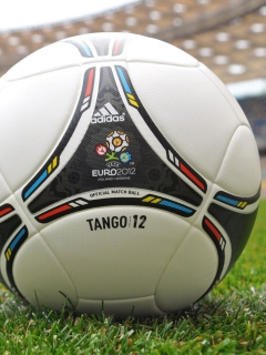 Das Uefa Euro 2012 Poland Ukrain Tango Ball Wallpaper 240x320