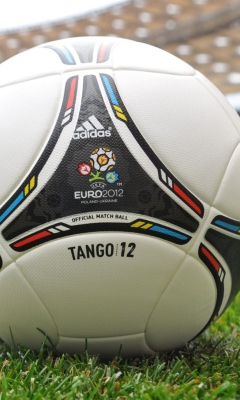 Das Uefa Euro 2012 Poland Ukrain Tango Ball Wallpaper 240x400
