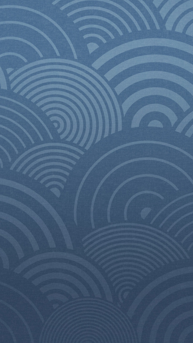 Das Blue Circles Wallpaper 750x1334
