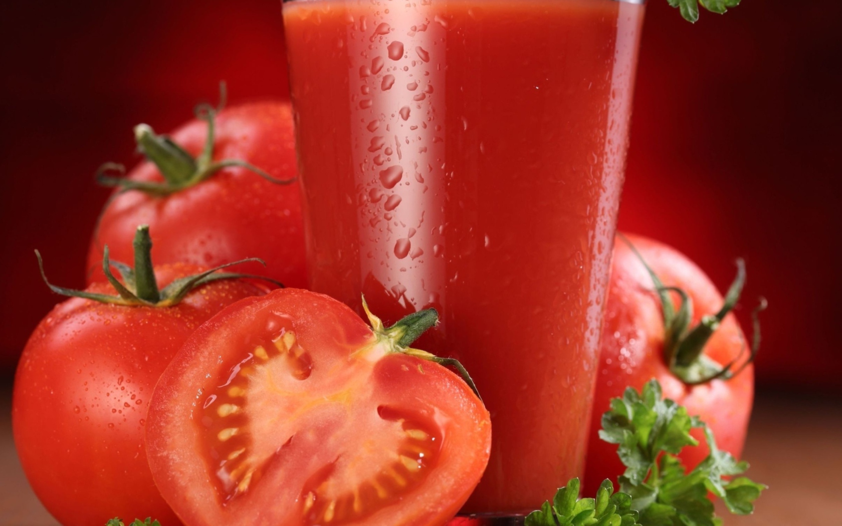 Screenshot №1 pro téma Fresh Tomatoe Juice 1680x1050