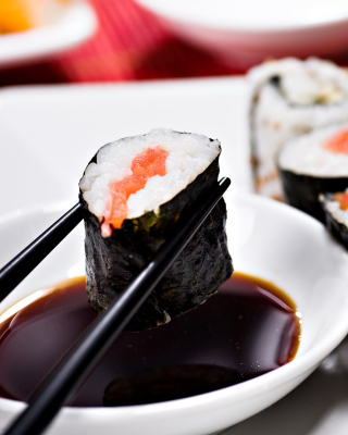 Sushi and Chopsticks - Obrázkek zdarma pro 176x220