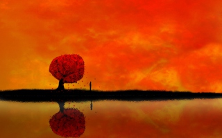 Autumn Tree - Obrázkek zdarma pro HTC Desire 310