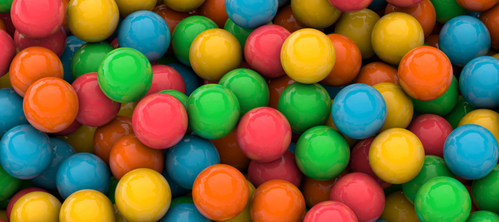 Colorful Candies wallpaper 720x320