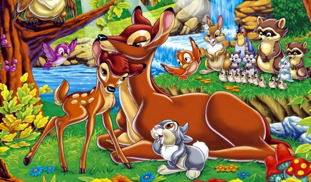 Fondo de pantalla Disney Bambi 1024x600