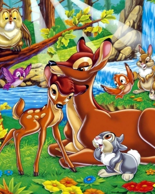 Disney Bambi - Obrázkek zdarma pro Nokia Asha 308