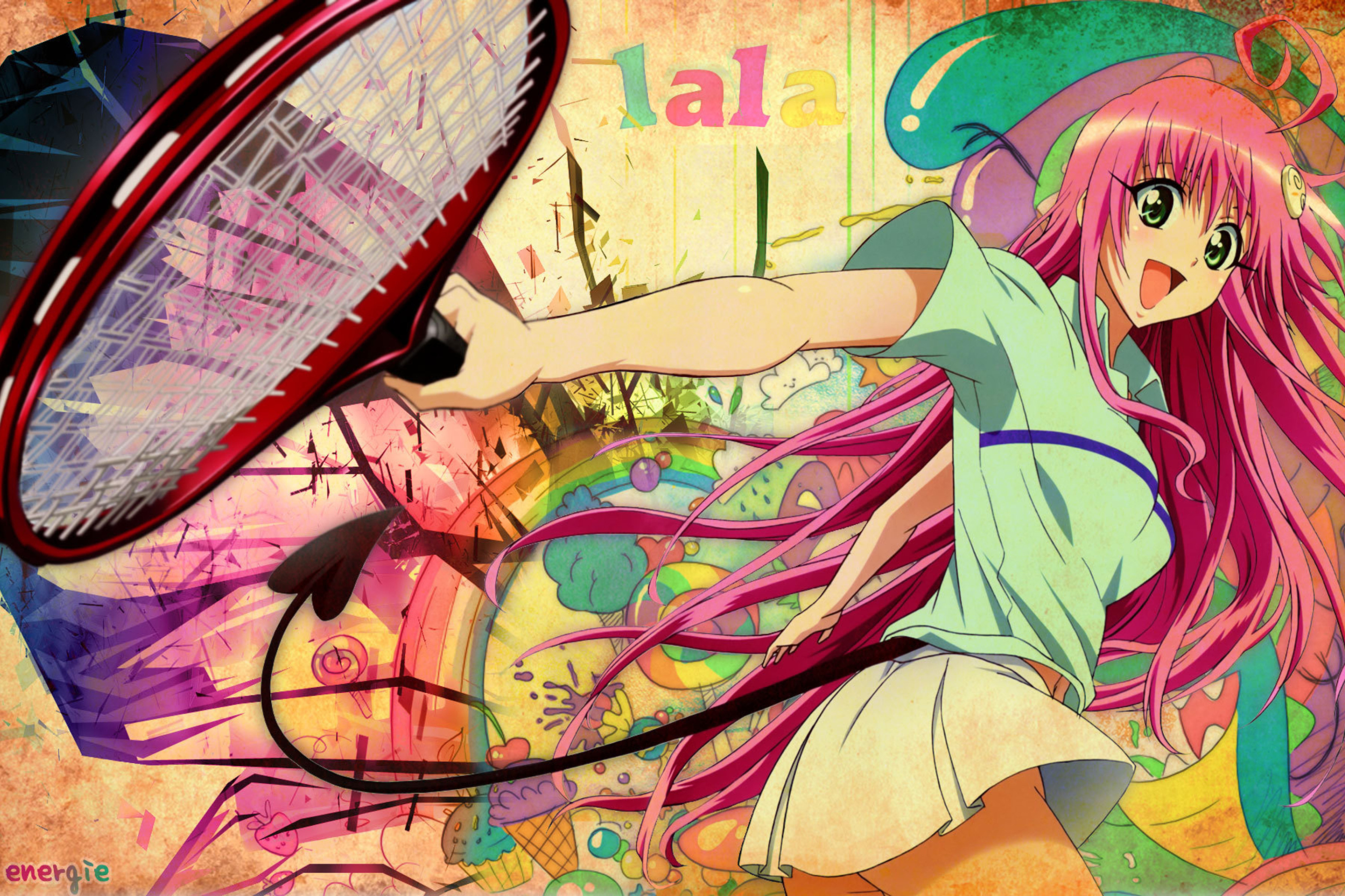 Screenshot №1 pro téma Happy Anime Girl 2880x1920