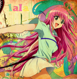 Free Happy Anime Girl Picture for iPad mini