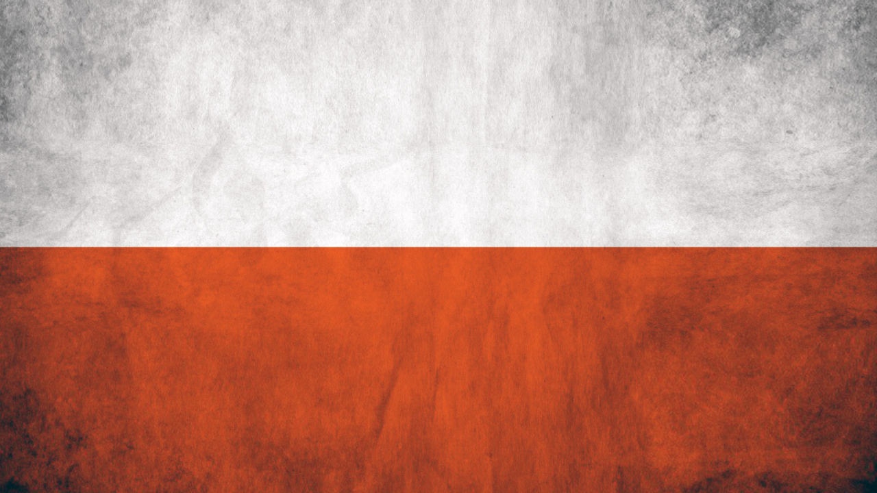 Das Poland Flag Wallpaper 1280x720