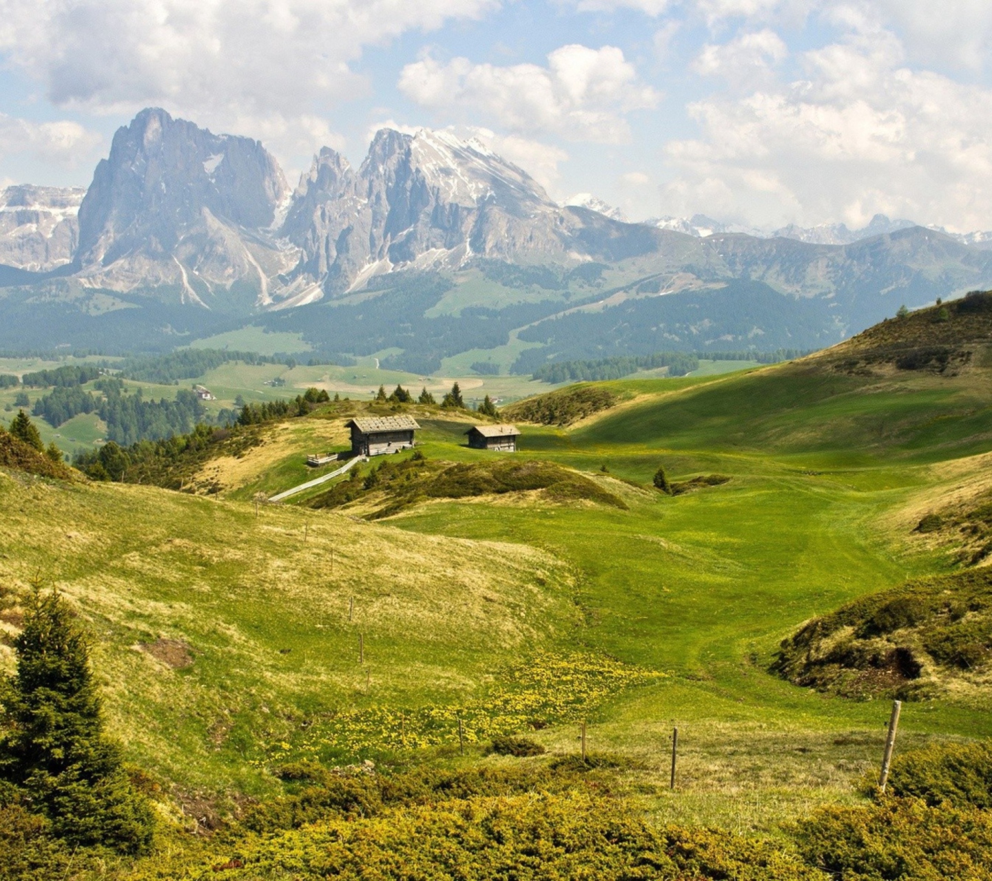 Screenshot №1 pro téma The Alps Mountainscape 1440x1280
