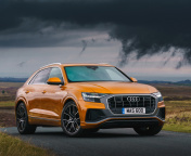 Fondo de pantalla Audi Q8, 2018 176x144