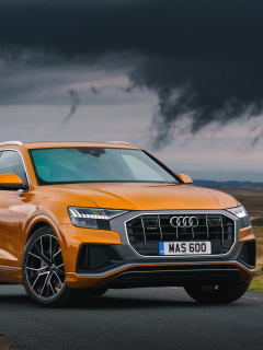 Audi Q8, 2018 wallpaper 240x320