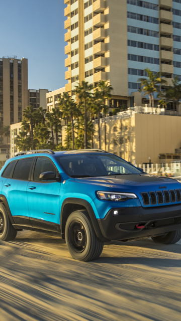 Das 2019 Jeep Cherokee Trailhawk Suv Wallpaper 360x640