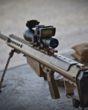 Barrett M82 Sniper rifle wallpaper 128x160