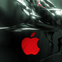 Fondo de pantalla Apple Emblem 208x208