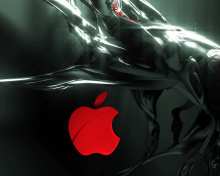 Обои Apple Emblem 220x176