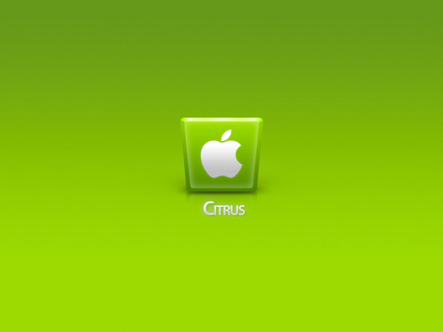 Fondo de pantalla Apple Citrus 640x480