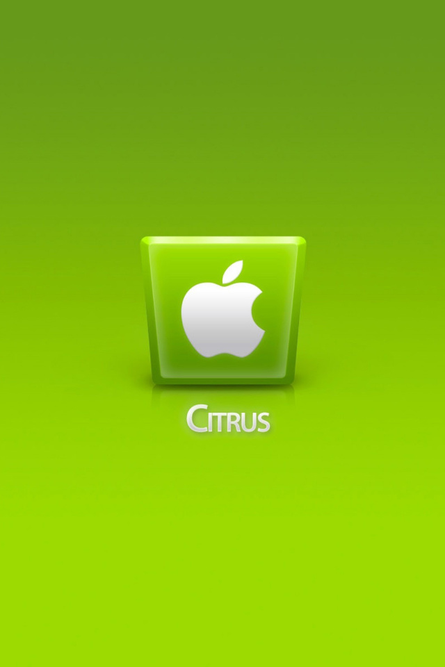 Fondo de pantalla Apple Citrus 640x960