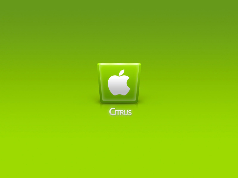 Screenshot №1 pro téma Apple Citrus 800x600