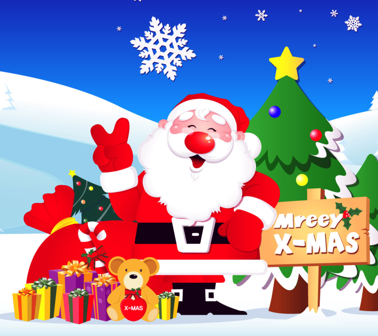 Fondo de pantalla Christmas - X-mas 1440x1280