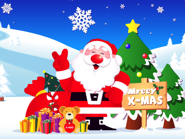 Screenshot №1 pro téma Christmas - X-mas 640x480