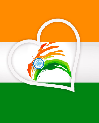 Happy Independence Day of India Flag papel de parede para celular para iPhone 3G