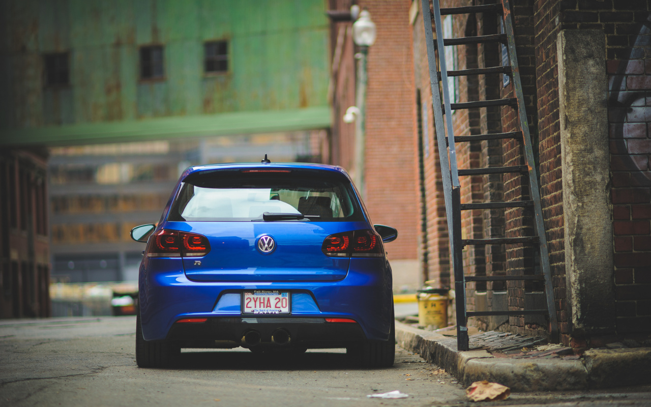 Das Volkswagen Golf R Wallpaper 1280x800