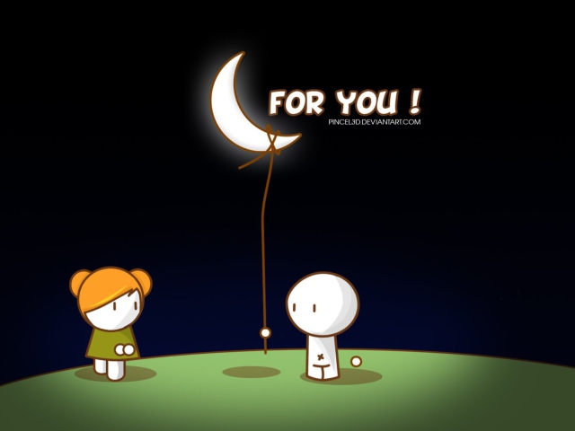Moon For You wallpaper 640x480