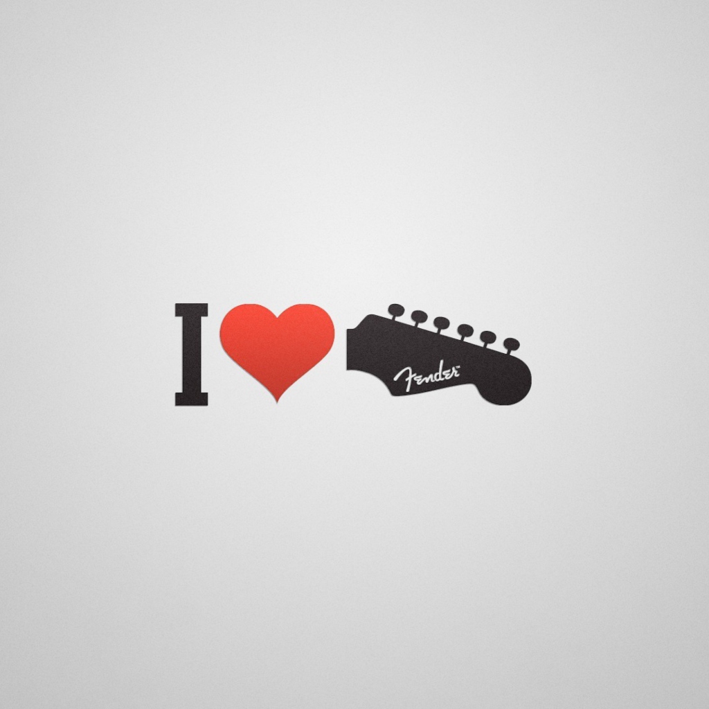 Обои I Love My Guitar 1024x1024