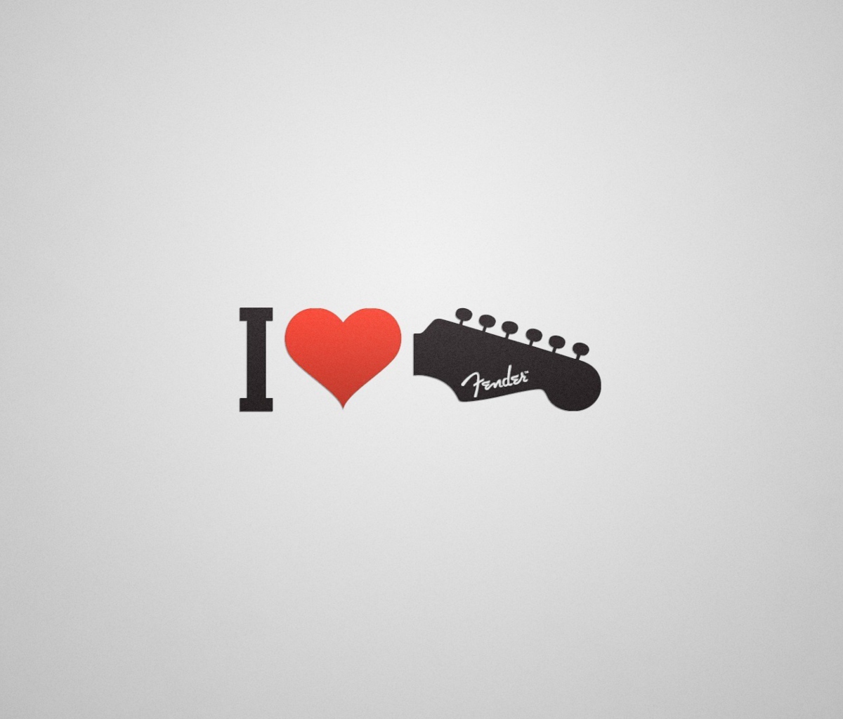 Das I Love My Guitar Wallpaper 1200x1024