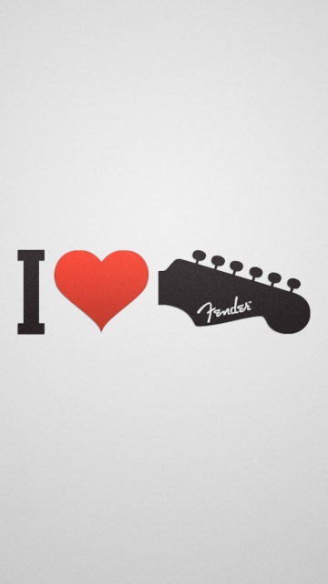 Screenshot №1 pro téma I Love My Guitar 360x640